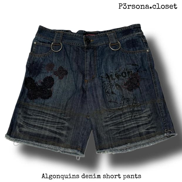 Algonquins denim short pants
