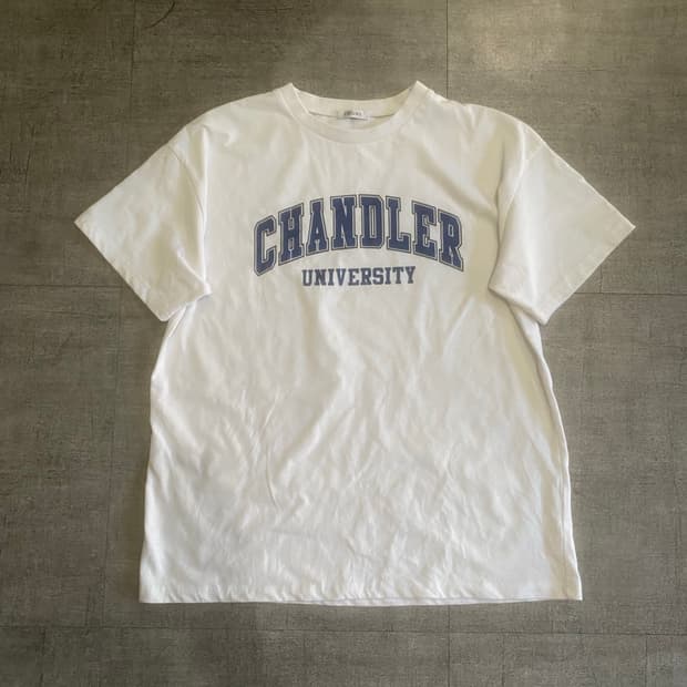 일본빈티지 Ingni 올드스쿨아메카지스트릿 유니버시티 반팔티셔츠