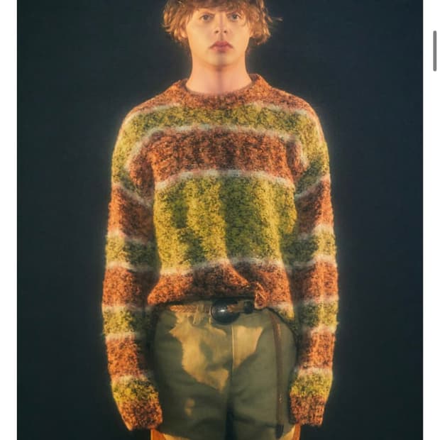 앤더슨벨 루만 스트라이프 니트 L