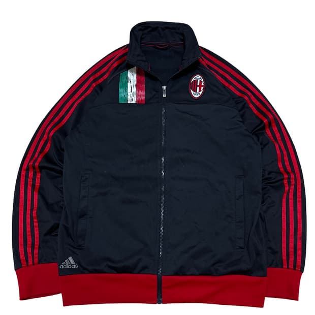 아디다스 AC밀란 블랙 트랙탑 져지