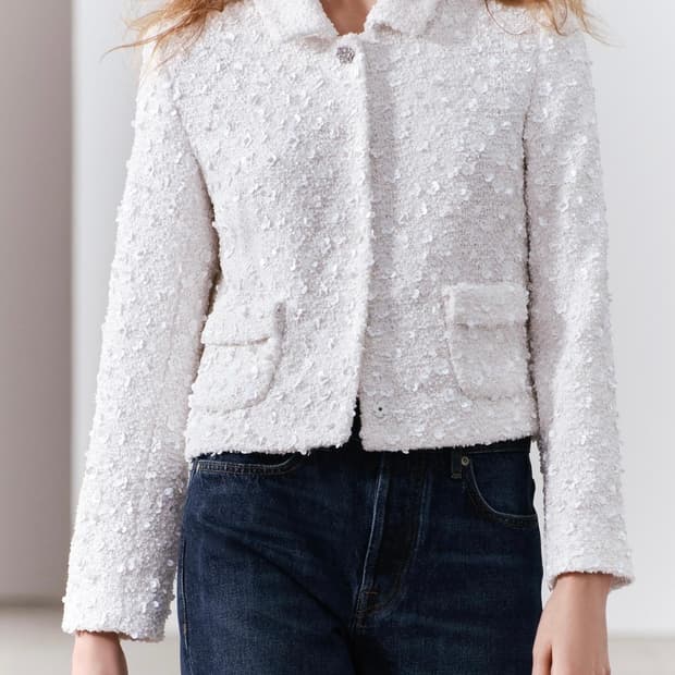 자라 ZW COLLECTION 시퀸 재킷