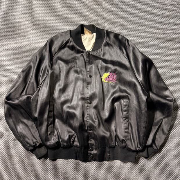 90s 사틴 봄버 자켓 (old-8538)