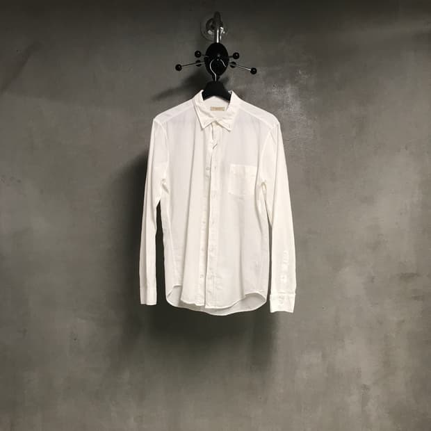 버버리 린넨 긴팔 셔츠 S