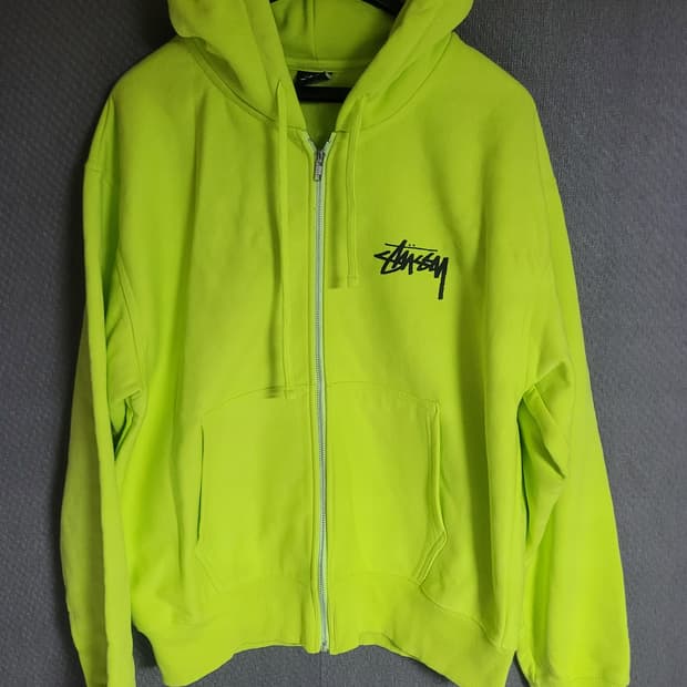 스투시 기모 후드