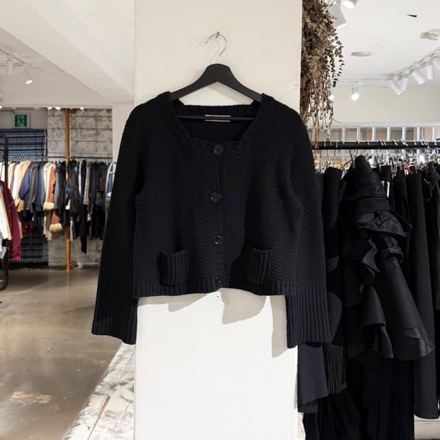 씨 바이 끌로에 블랙 라나울 블렌드 니트 가디건