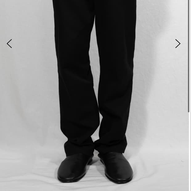 레스 Pin trouser (Black)