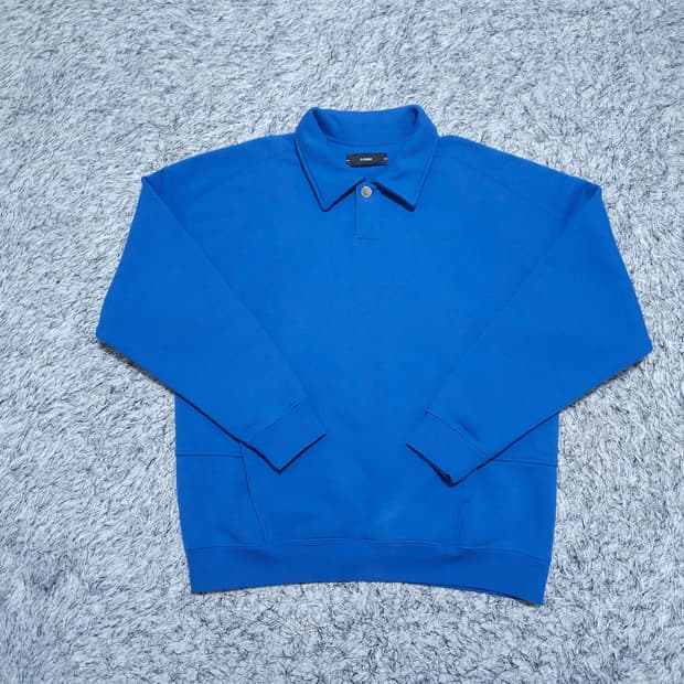 일꼬르소) M(100~) 남자 오버핏 카라맨투맨 / 왕눈이샵