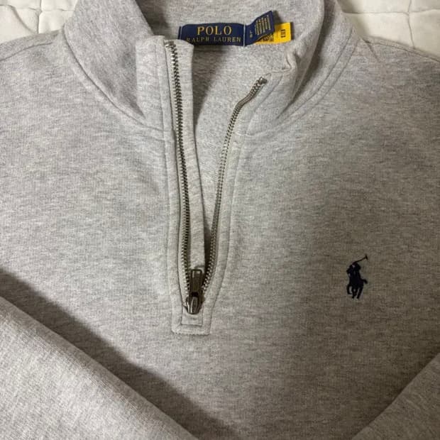 폴로 랄프로렌 플리스 반집업 맨투맨 L) QR 정품