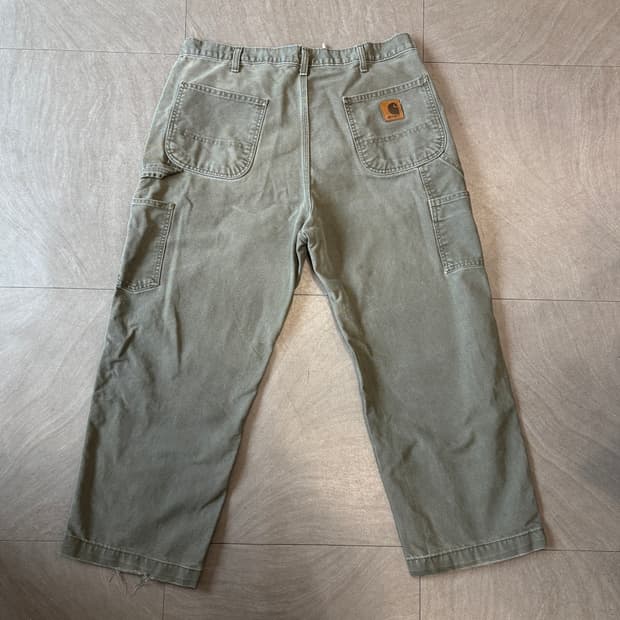 칼하트 정품 오리지널 모스 그린 카펜터 팬츠