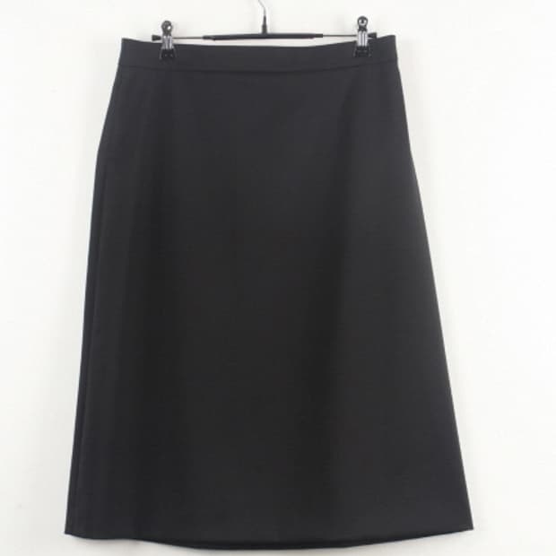 Valentino 블랙 A라인 스커트