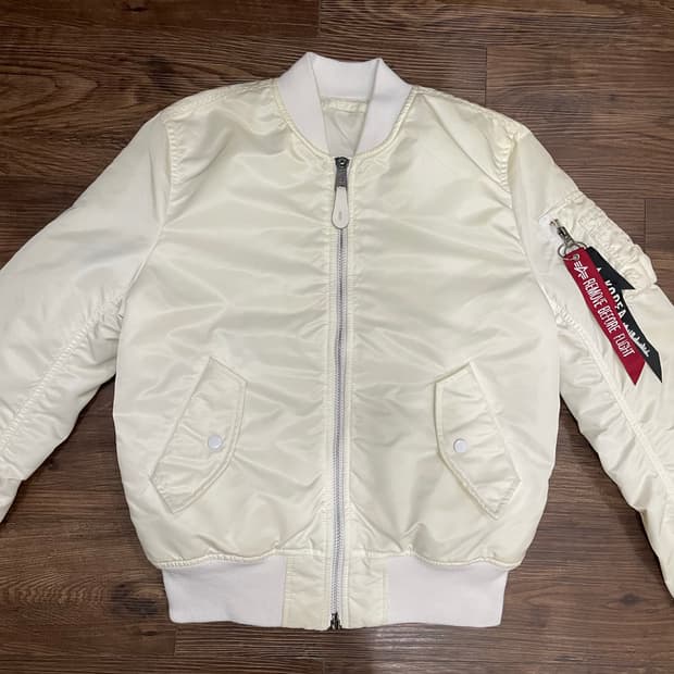 알파인더스트리 ma-1 플라이트 자켓 항공점퍼