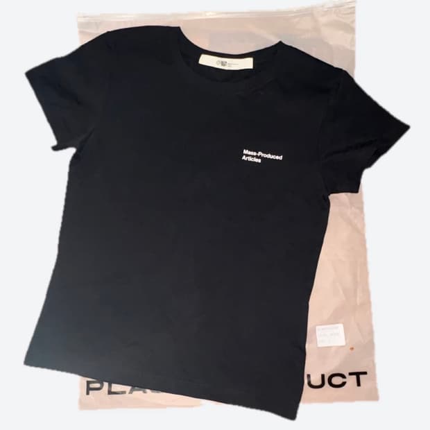 플라스틱 프로덕트 MPa T-SHIRT WOMEN BLACK