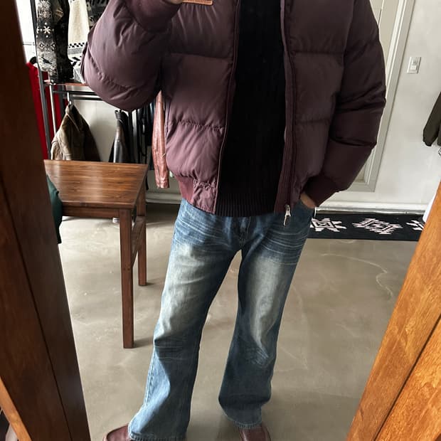 90s polo 폴로 진스컴퍼니 클래식 다운 푸퍼