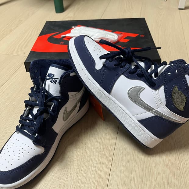 (GS) 조던 1 레트로 하이 OG CO.JP 미드나잇 네이비 230