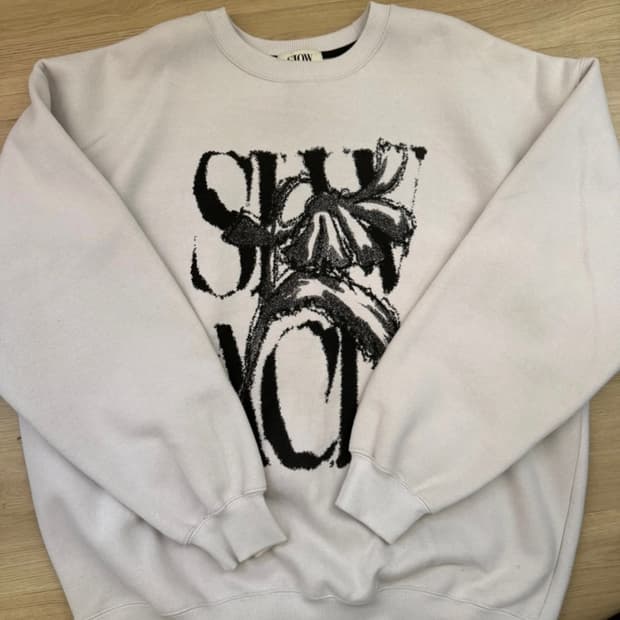 슬로에시드 기모맨투맨