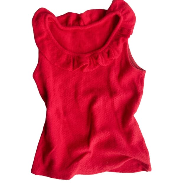 Frill Neck Vest 프릴넥 조끼