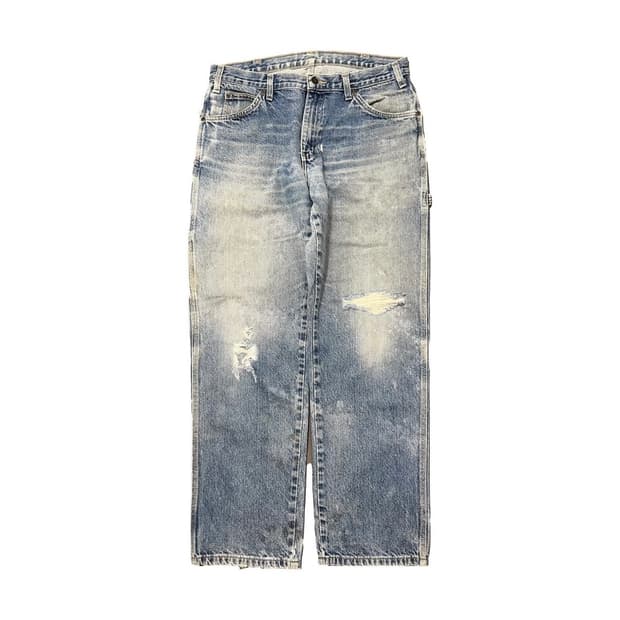 빈티지 Dickies Sunfaded Denim Pants