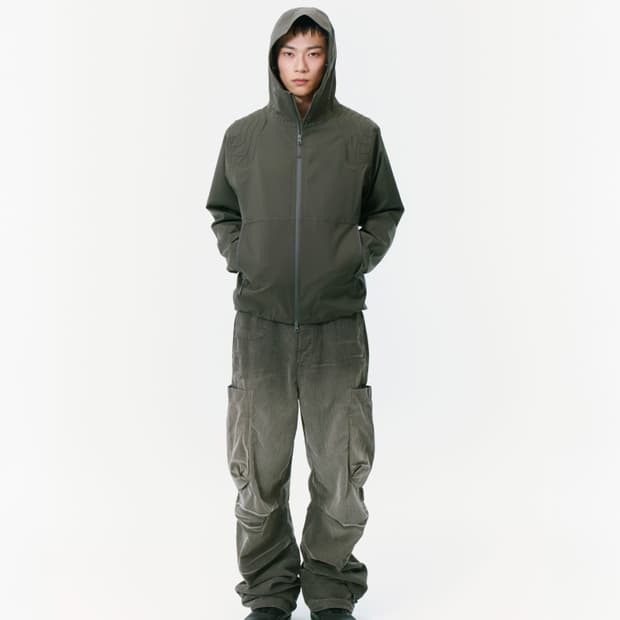 산산기어 알레아 쉘 자켓 챠콜