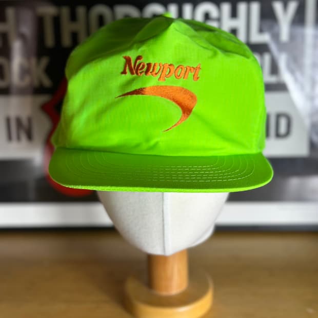 Deadstock 90s Newport 빈티지 나일론 러닝 모자
