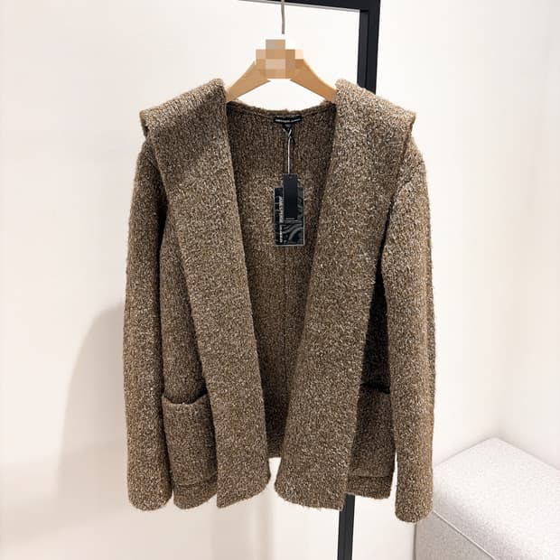 (정품/새상품) 제임스펄스 여성 올리브 후드 가디건 겸 반코트