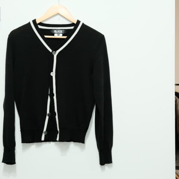 Comme des garcons black cardigan