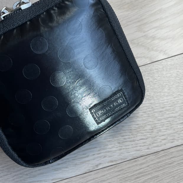 PORTER 포터 도트 지갑 블랙
