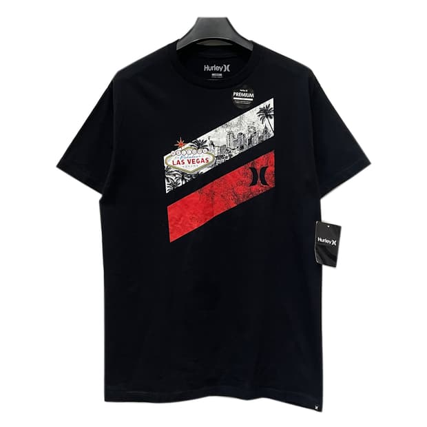 Hurley 헐리 데드스탁 라스베이거스 그래픽 반팔티 L