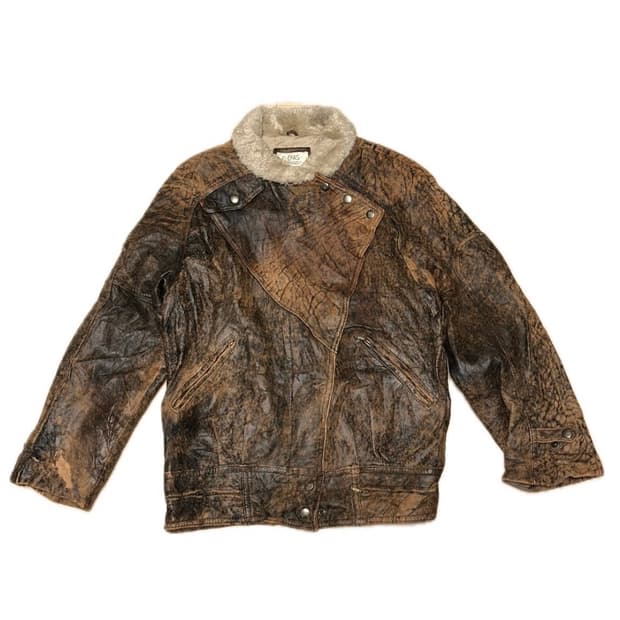 빈티지 가죽 자켓