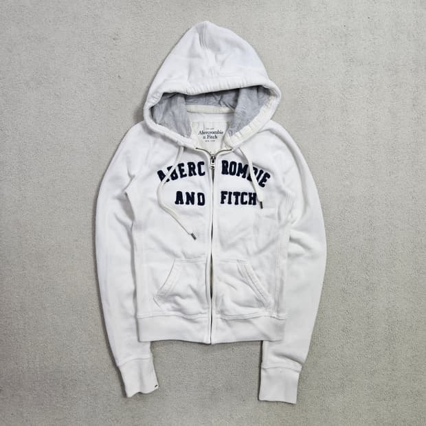 아베크롬비 아치 로고 후드 집업 XS 딱붙핏