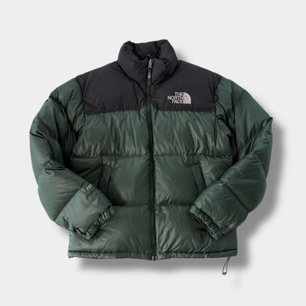 노스페이스 루즈핏 og 카키 구스다운 700 눕시