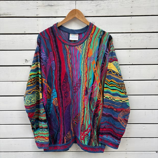 Coogi 쿠지 케이블 니트