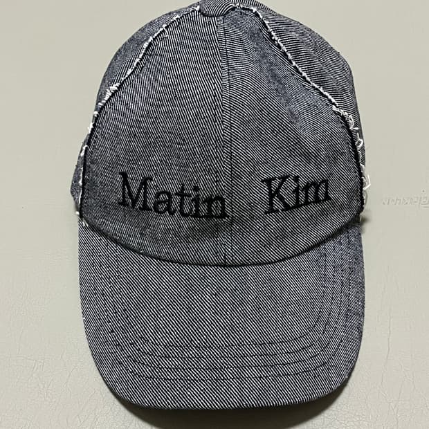 마뗑킴 데님 볼캡