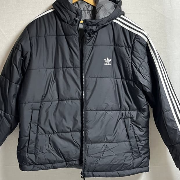새상품 아디다스 오버핏 리유져블 숏패딩 자켓 점퍼 3XL