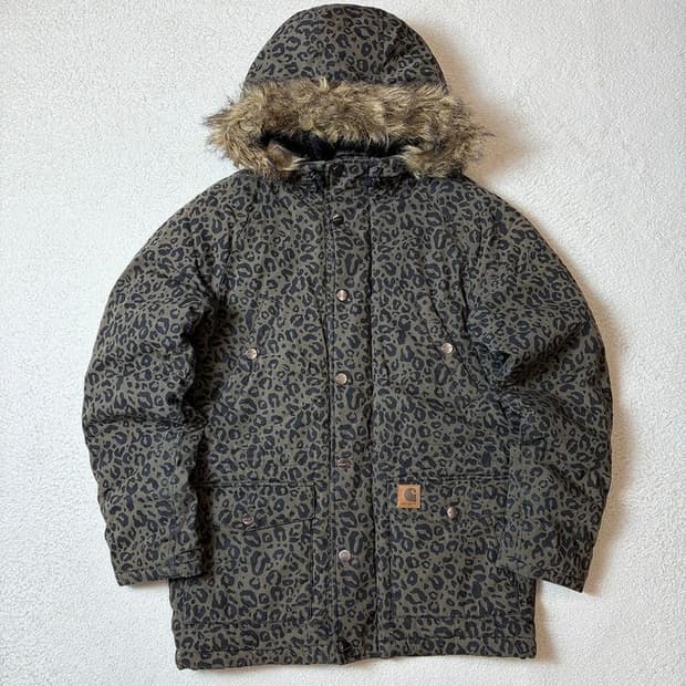 칼하트 앵커리지 레오파드 파카 PN7853