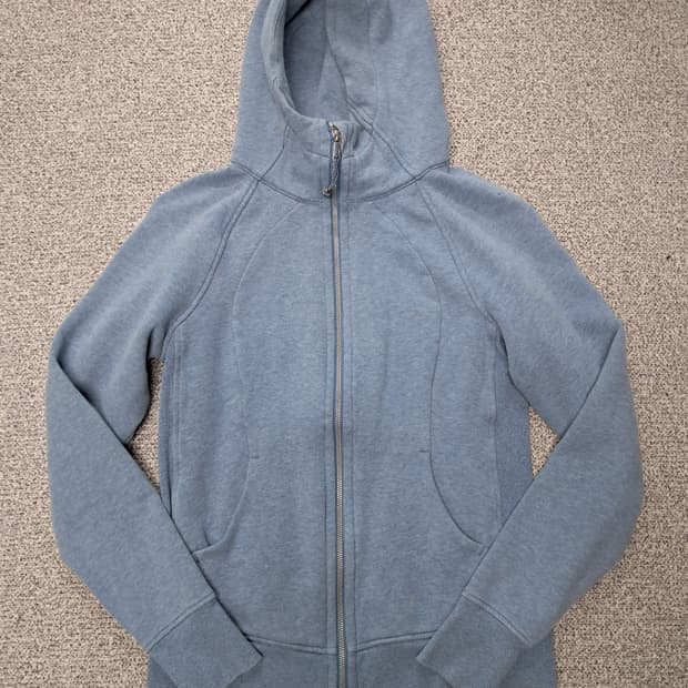 룰루레몬 반기모 후드집업