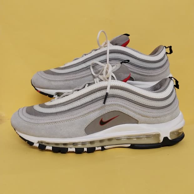 남성 나이키 에어맥스 97 SE 콜리지 그레이 운동화 (275)