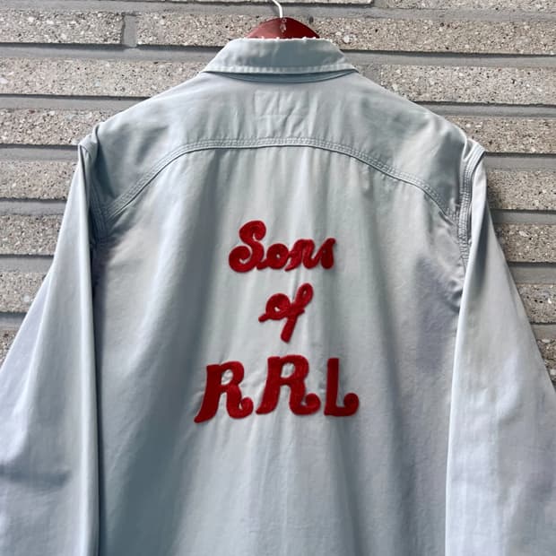 [S]RRL 더블알엘 Sons of RRL 더블 포켓 자수 워크 셔츠