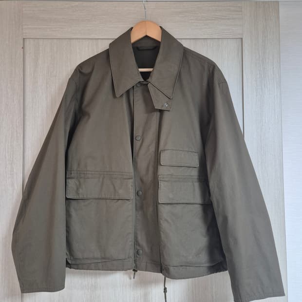 유니클로u 유틸리티 쇼트 블루종