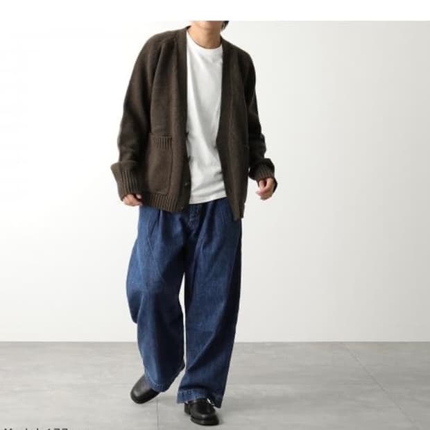 [L] 스튜디오 니콜슨 푸크 워시드 데님 팬츠