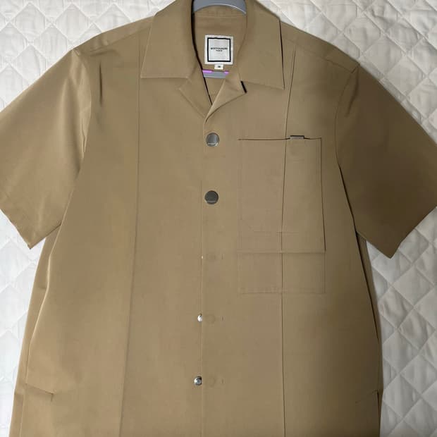 우영미 반팔셔츠 베이지
