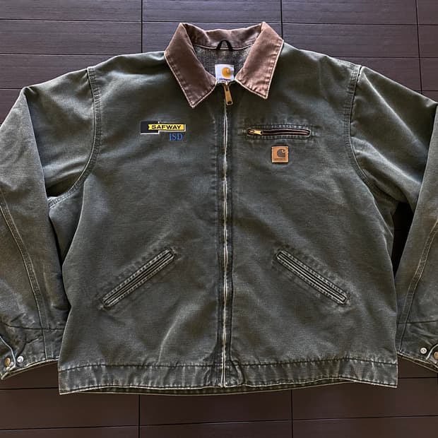 (XXL) 칼하트 j97 디트로이드 자켓 모스그린