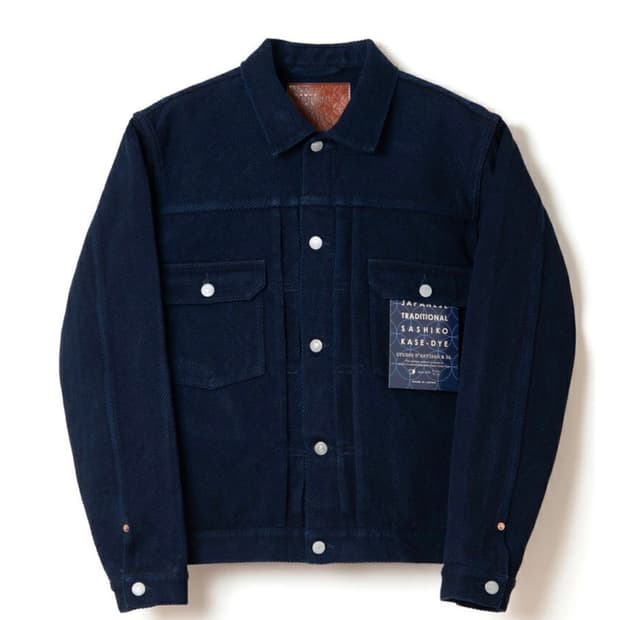 (44)스튜디오 다치산 셀비지 사시코 데님 자켓