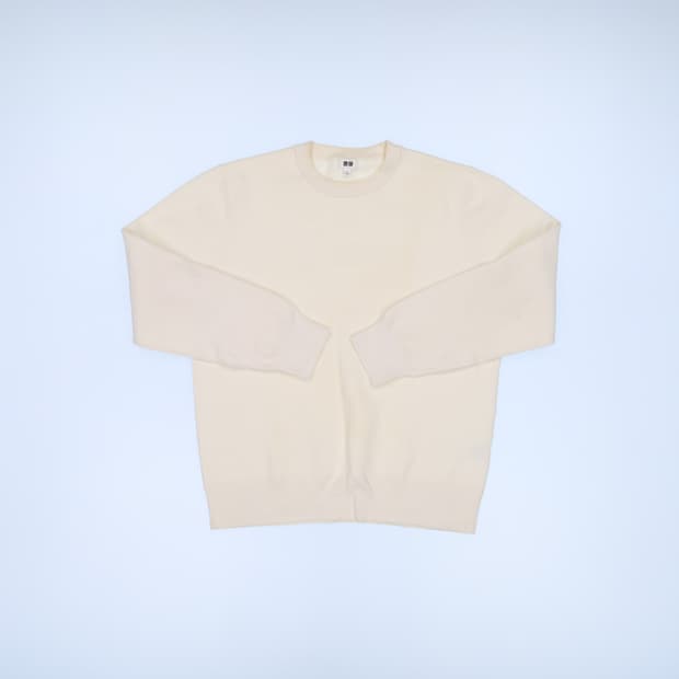 [L] 유니클로 라운드 니트 스웨터 1215H1