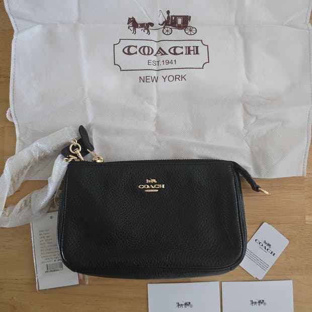 [미사용/풀구성] COACH Nolita 19 (F30258) 블랙