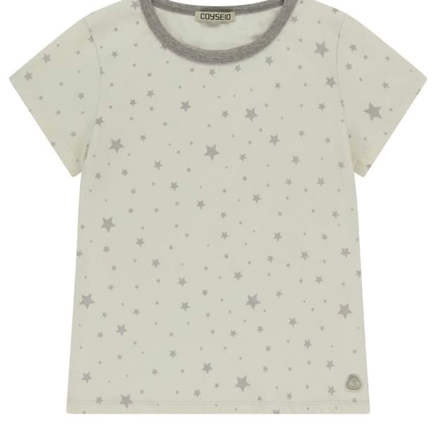 MILKY STAR T-SHIRT IVORY