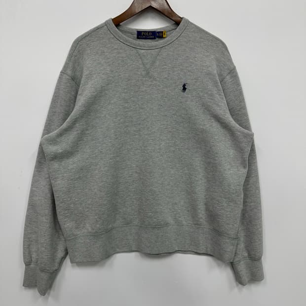 폴로 그레이 맨투맨 