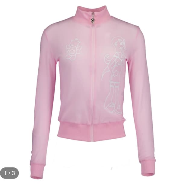 샬롬클럽 SHAGGY MESH ZIP-UP (PINK)