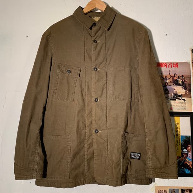 00’s 스투시 authentic gear 코듀로이 보아 워크자켓