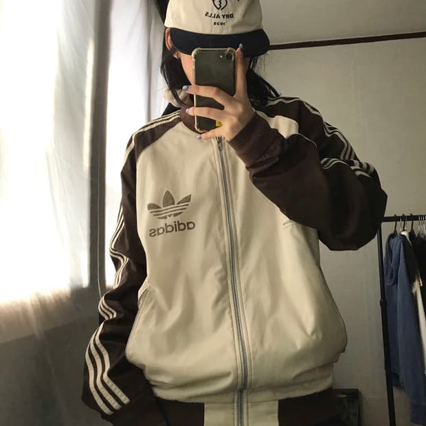 아디다스 브라운 90s 나그랑 점퍼