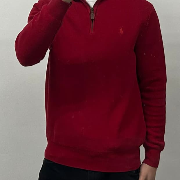 [M] 폴로 랄프로렌 하프집업 피마코튼 니트